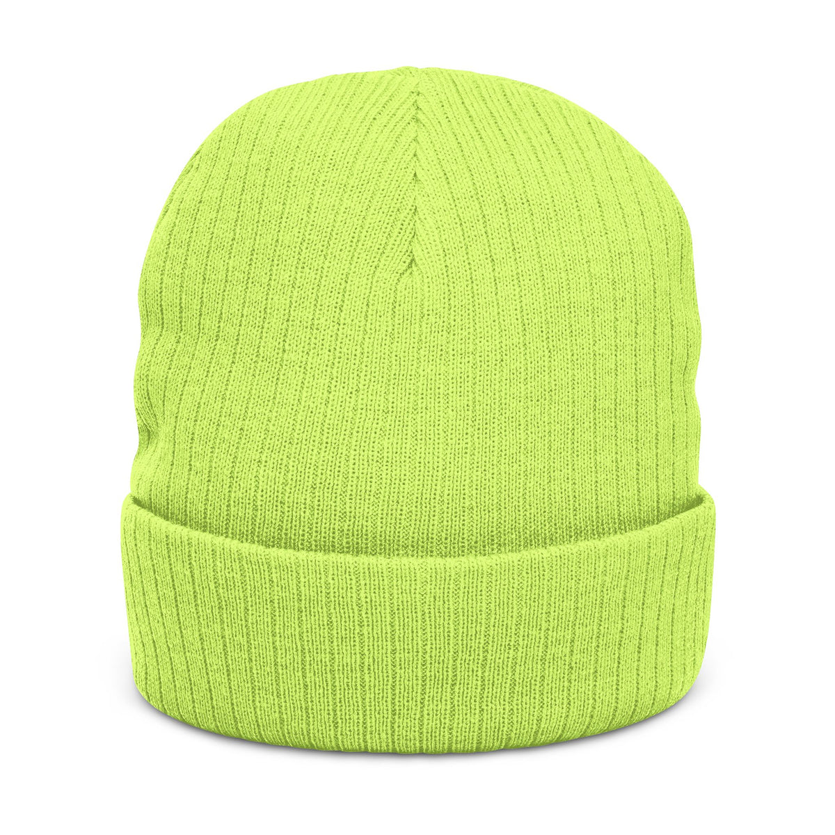 Musikfabrik Emblem Knit Beanie — Embroidered Minimal Logo Winter Hat