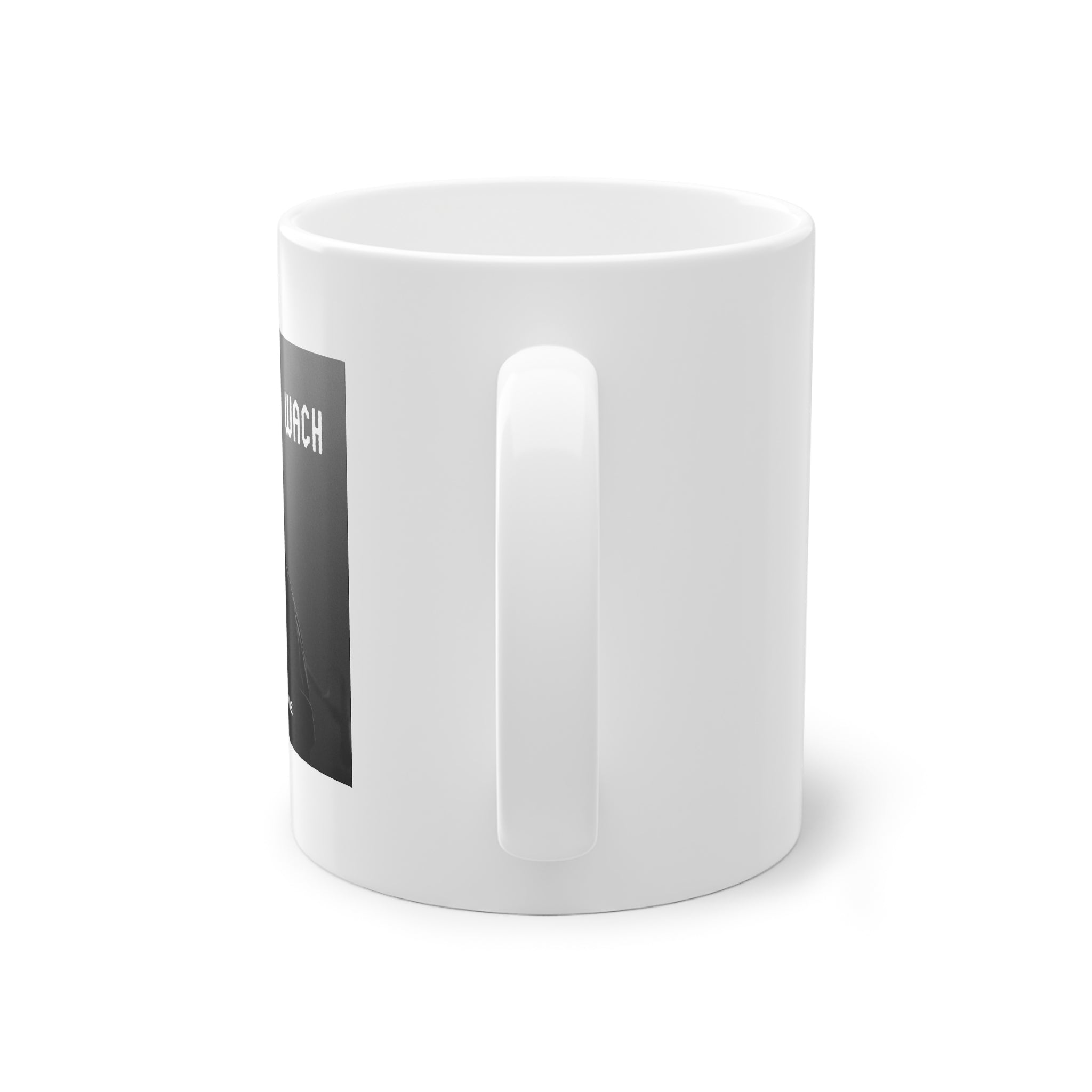 "Wach" Morning Mug Polished White