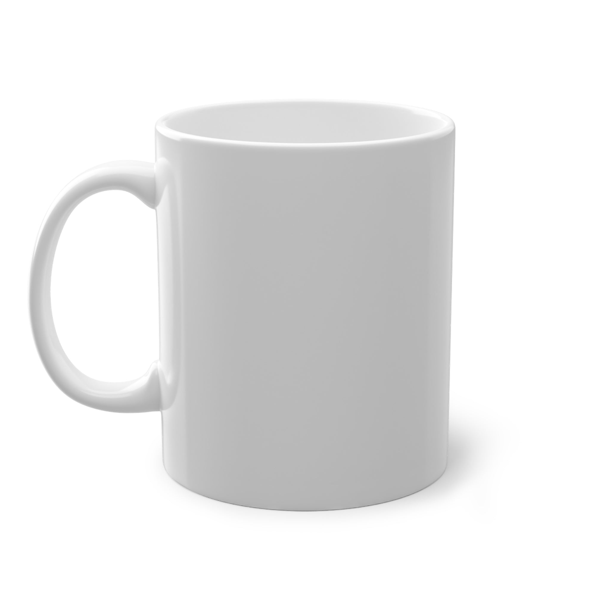 "Wach" Morning Mug Polished White