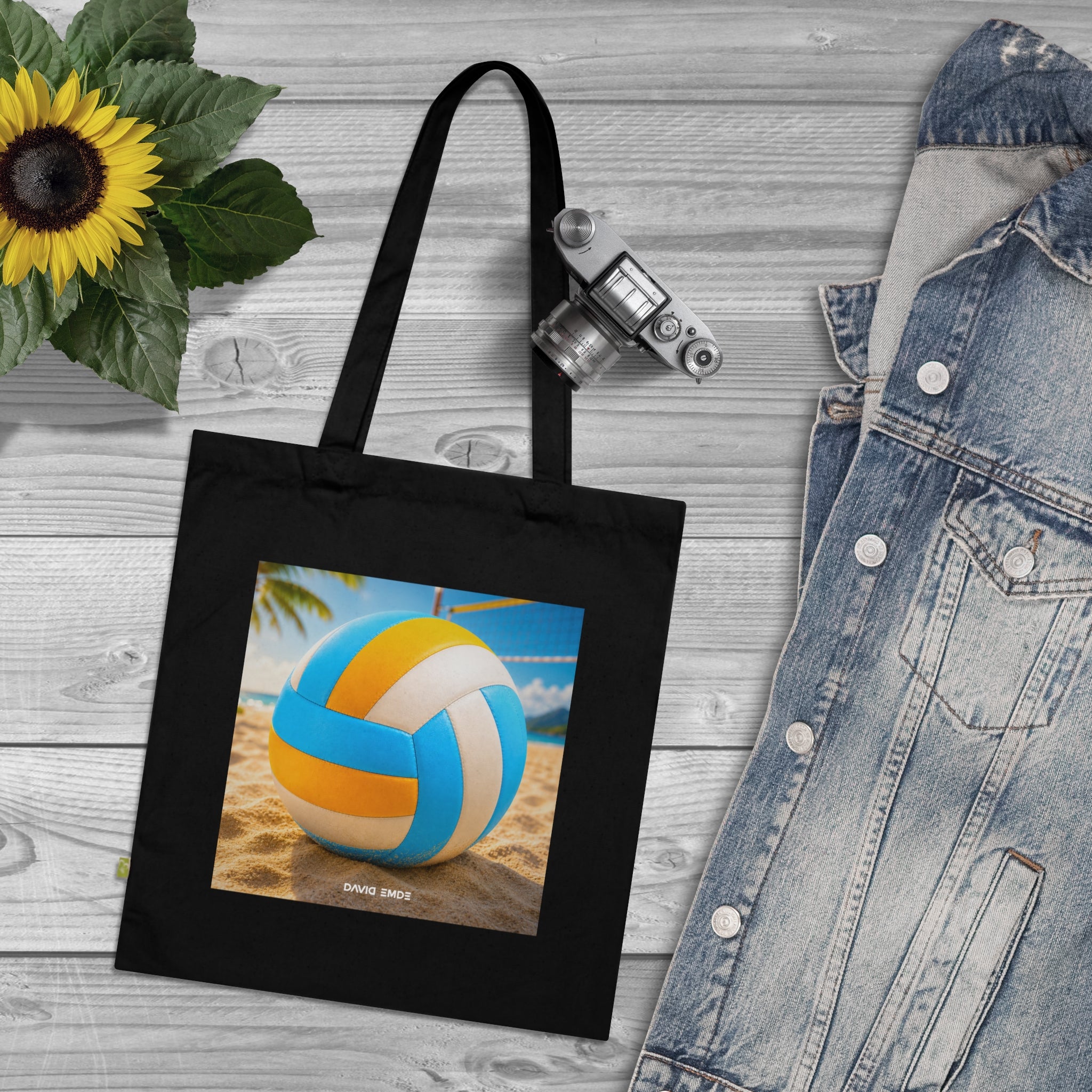 "Volleyball" Organic Beach Bag